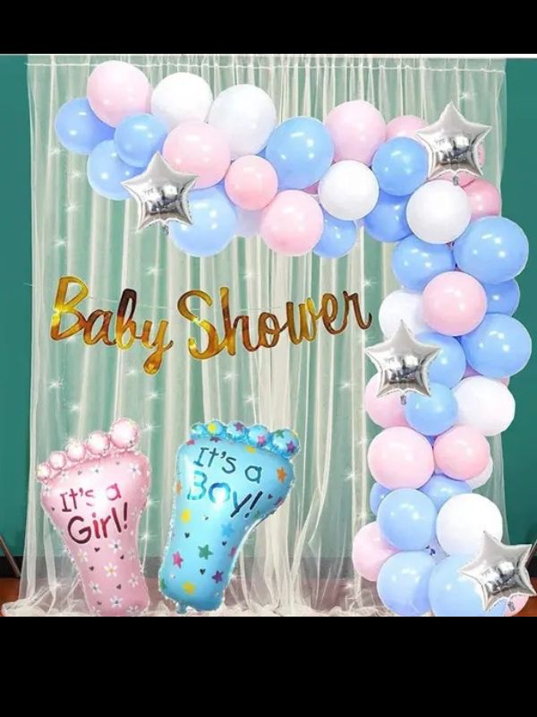 SIMPLE BABY SHOWER BALLOON DECOR