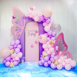 WELCOME LITTLE BUTTERFLY BALLOON DECOR