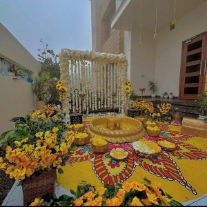 DREAMY SQURE HALDI SETUP