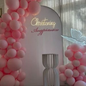 AESTHETIC PINK THEME BALLOON DECOR