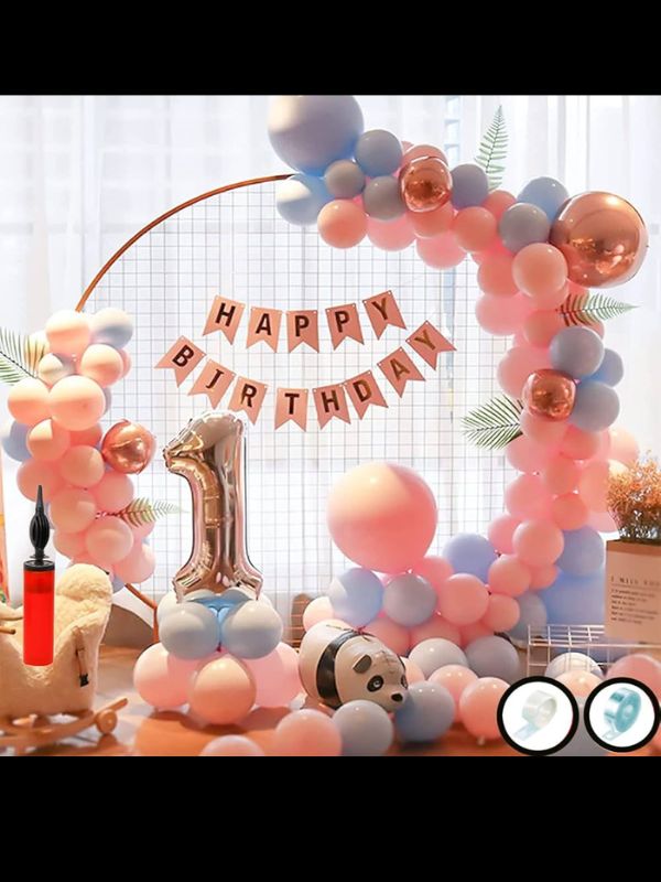 PINK AND ROSE GOLD THEME DECOR