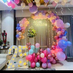 25TH BIRTDAY DECOR SETUP