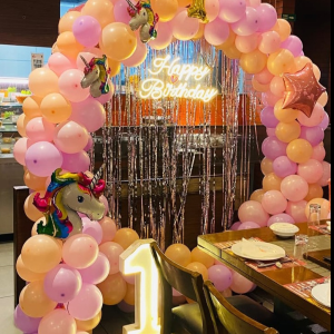 RING BIRTHDAY PARTY SETUP