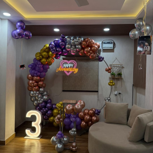 3rd ANNIVERSARY RING DECOR