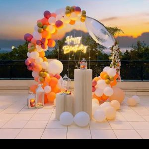 RING BALLOON DECOR SETUP