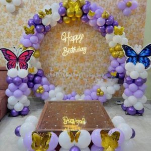 RING BUTTERFLY BIRTHDAY SETUP