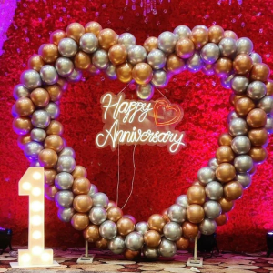 HEART SHAPE ANNIVERSARY DECOR