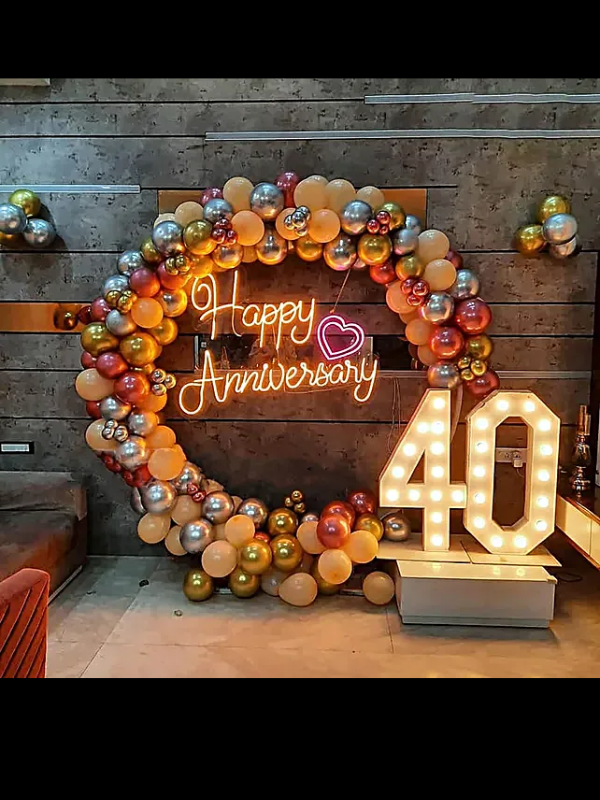 4OTH ANNIVERSARY DECOR