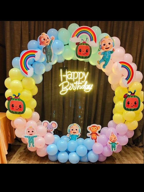 COCOMELON-THEME BIRTHDAY DECOR