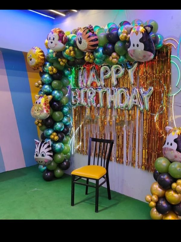 JUNGLE THEME BIRTHDAY SETUP