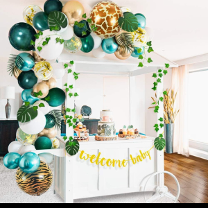 JUNGLE SAFARI WELCOME BABY DECOR