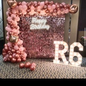 SHIMMERY SEQUENCE WALL