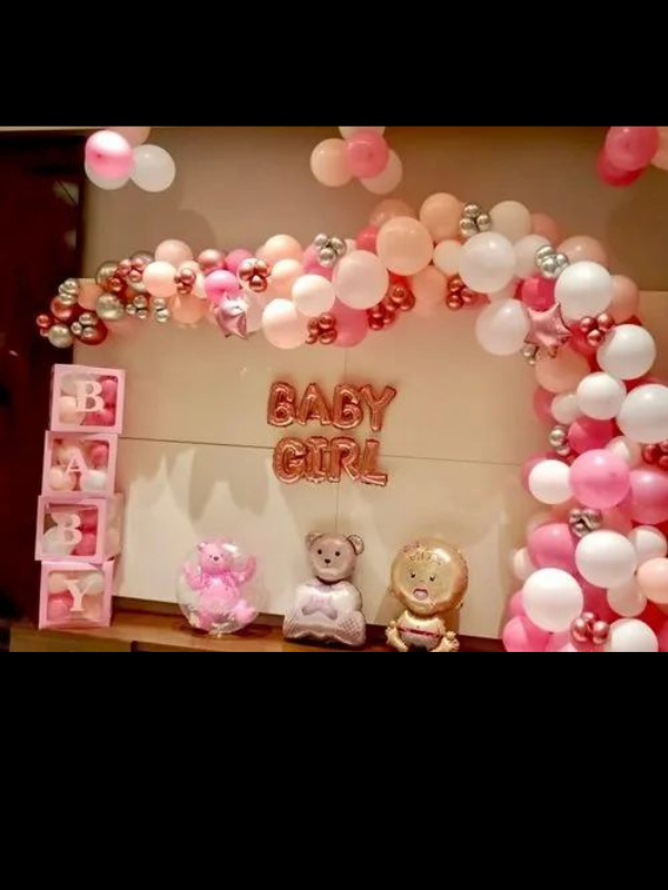 PINK AND PEACH WELCOME BABY