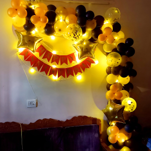 L SHAPE BALLOON ANNIVERSARY DECOR