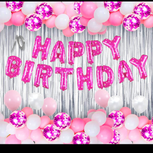 HAPPY BIRTHDAY FOIL BALLOON SETUP