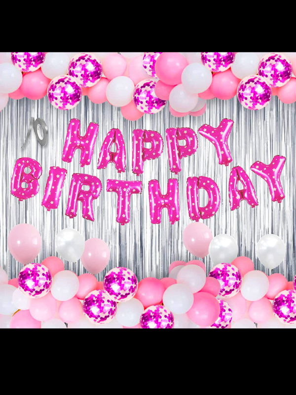 HAPPY BIRTHDAY FOIL BALLOON SETUP