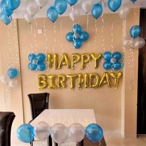 ONE WALL BIRTHDAY DECOR