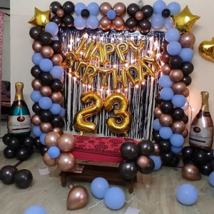 23RD BIRTHDAY DECOR SETUP