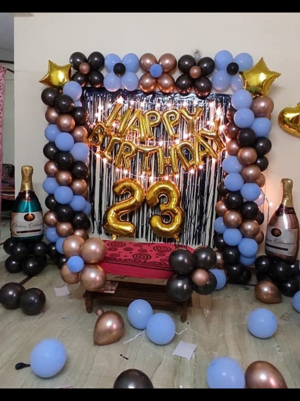 23RD BIRTHDAY DECOR SETUP