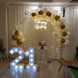 21 ST BIRTHADY PARTY SETUP