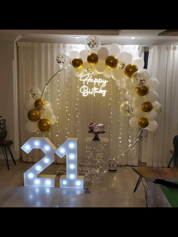 21 ST BIRTHADY PARTY SETUP