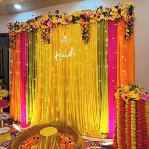 COLOURFULL HALDI SETUP (ARTIFICIAL)