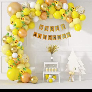 SUNFLOWER BALLOON THEME DCEOR